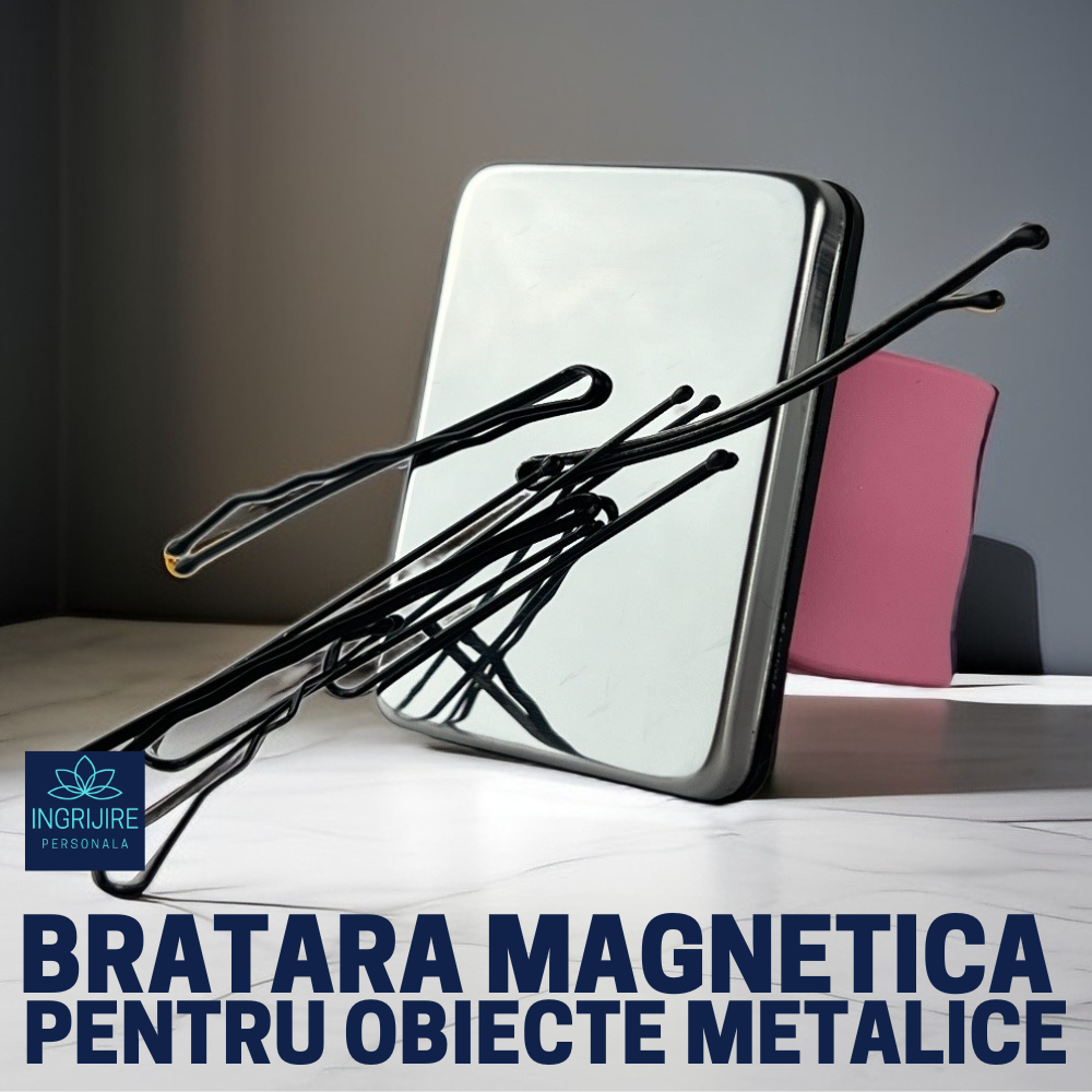 Bratara Magnetica din Silicon pentru frizerie, roz deschis [2]