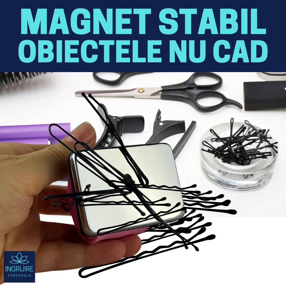 Bratara Magnetica din Silicon pentru frizerie, roz deschis [12]