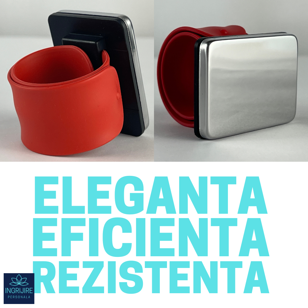 Bratara Magnetica din Silicon pentru frizerie, rosie [7]