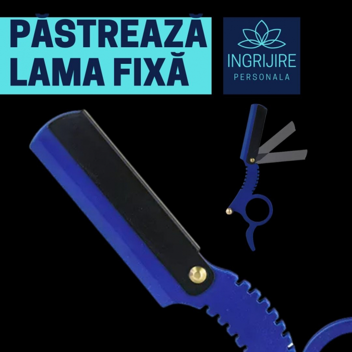 Brici cu lama interschimbabila, otel inoxidabil, Dragon blue [11]