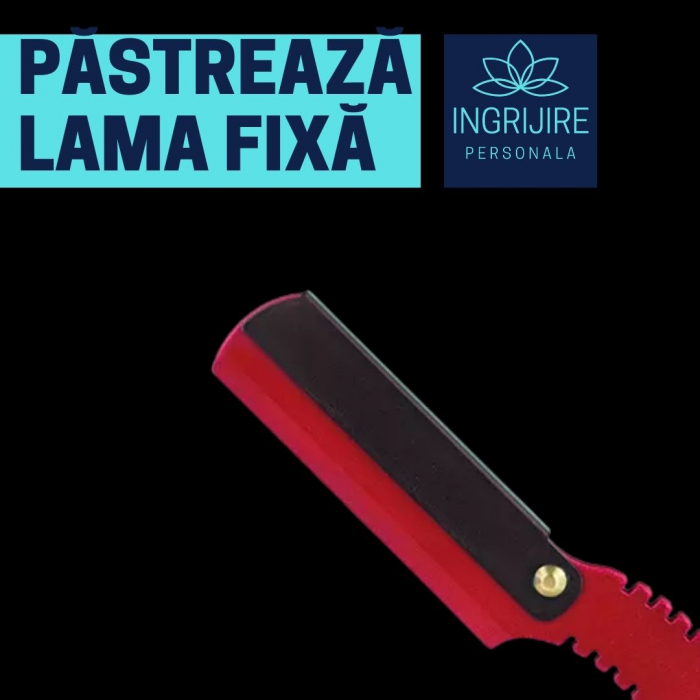 Brici cu lama interschimbabila, otel inoxidabil, Dragon red [10]