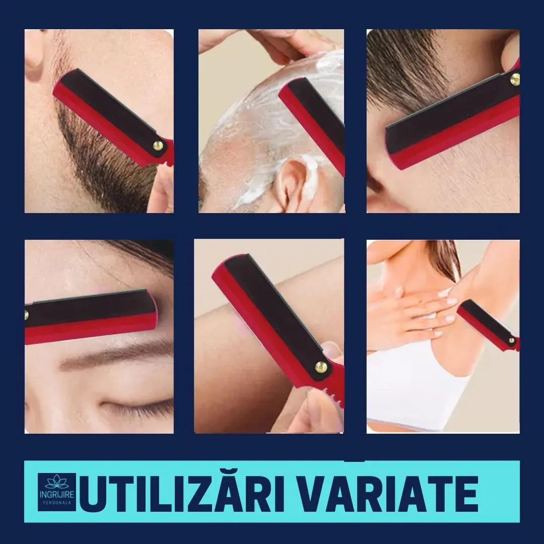 Brici cu lama interschimbabila, otel inoxidabil, Dragon red [5]