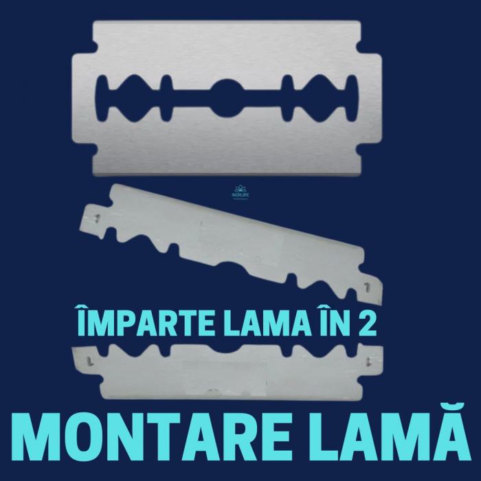 Brici cu lama interschimbabila, otel inoxidabil, Rose gold [17]