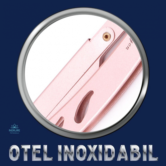 Brici cu lama interschimbabila, otel inoxidabil, Rose gold [3]