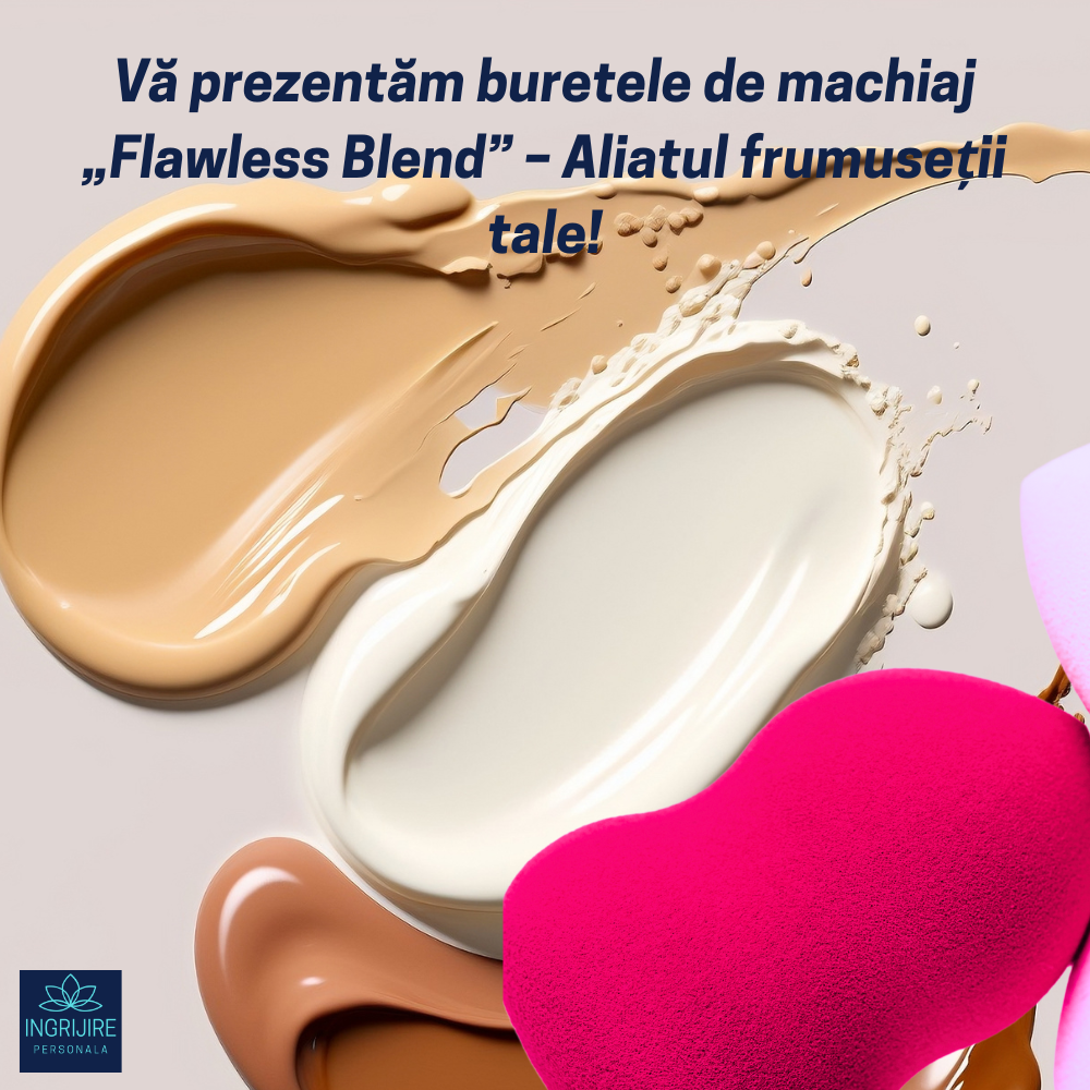 Burete ergonomic si stativ pentru aplicare make-up si creme, rosu [6]