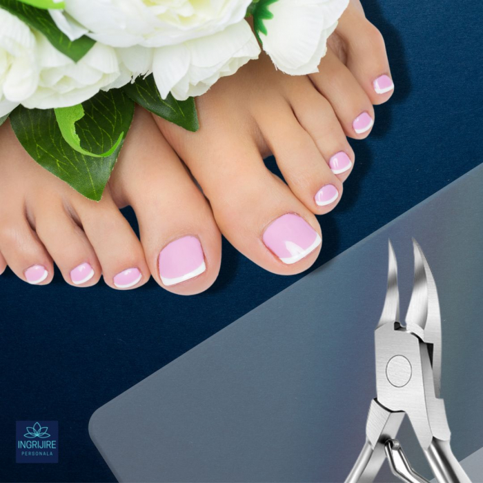 Cleste mini pentru unghii dure  - otel - falci curbate si ascutite [16]