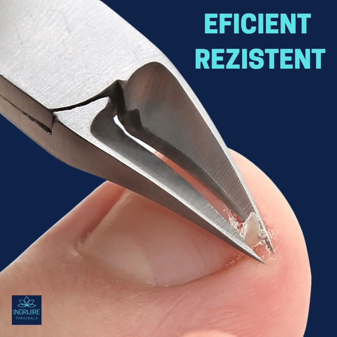 Cleste pedichiura albastru, pentru unghii dure [3]