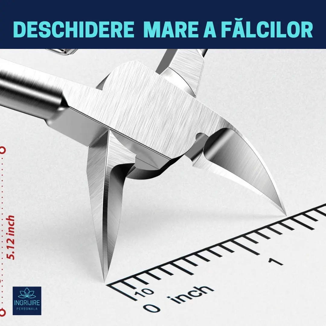 Cleste pedichiura negru, pentru unghii dure [3]