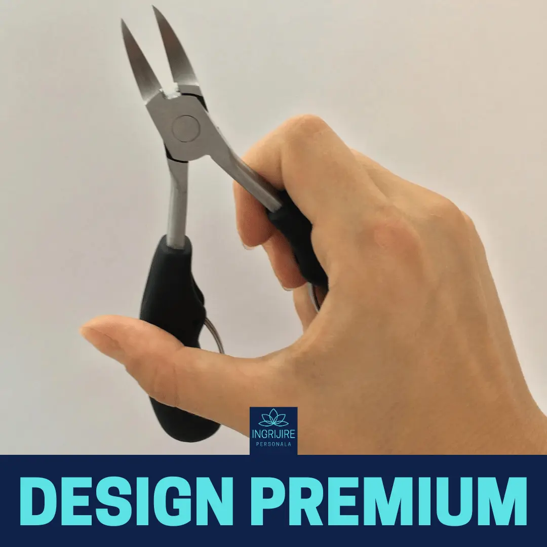 Cleste pedichiura negru, pentru unghii dure [7]