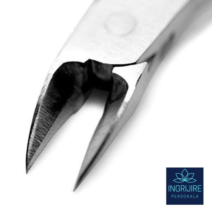 Cleste pedichiura nude, pentru unghii dure [7]