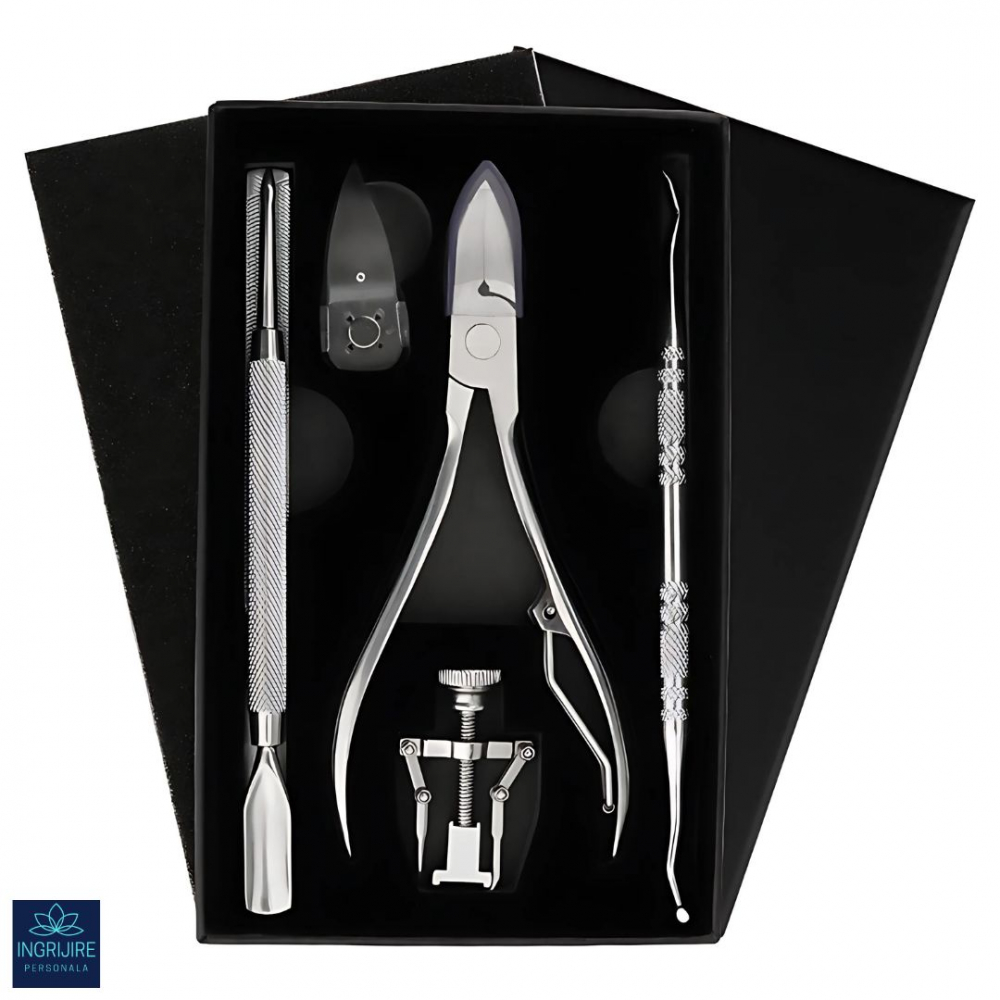 Cleste pedichiura silver, pila si instrumente pentru unghii dure [1]