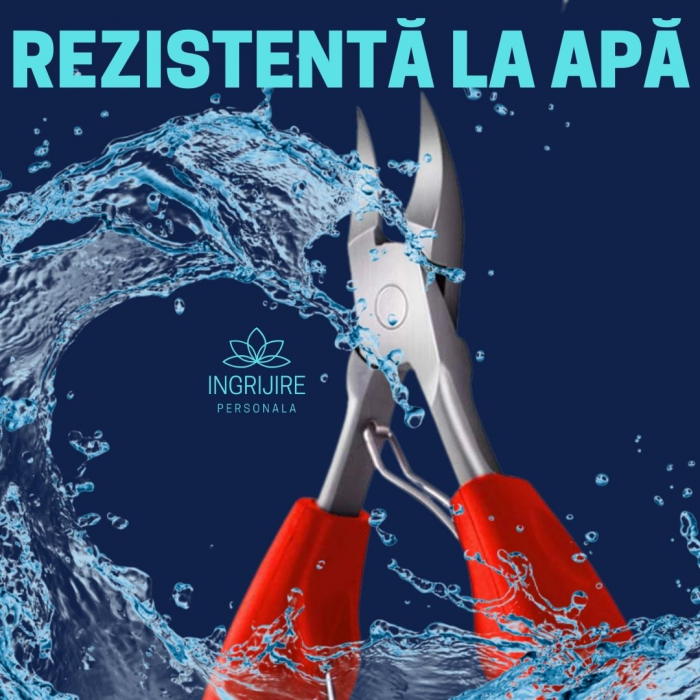 Cleste pedichiura rosu, pentru unghii dure [8]