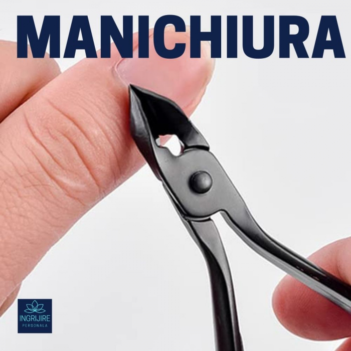 Cleste pentru cuticule BLACK - otel inoxidabil [9]