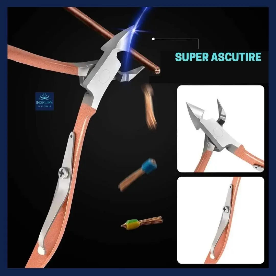 Cleste pentru cuticule FLAMINGO PINK - otel inoxidabil [8]