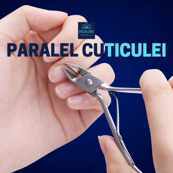 Cleste pentru cuticule silver - otel inoxidabil [8]