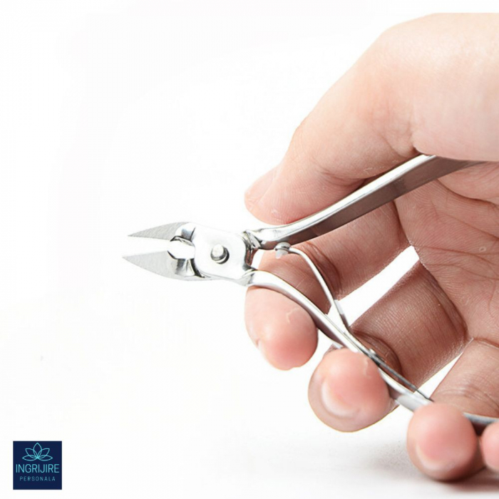 Cleste pentru cuticule silver - otel inoxidabil [20]