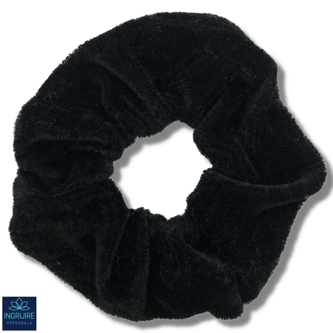 Elastic de par - scrunchie black [1]