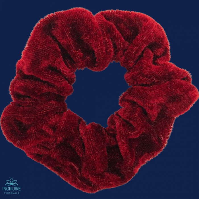 Elastic de par - scrunchie red [3]