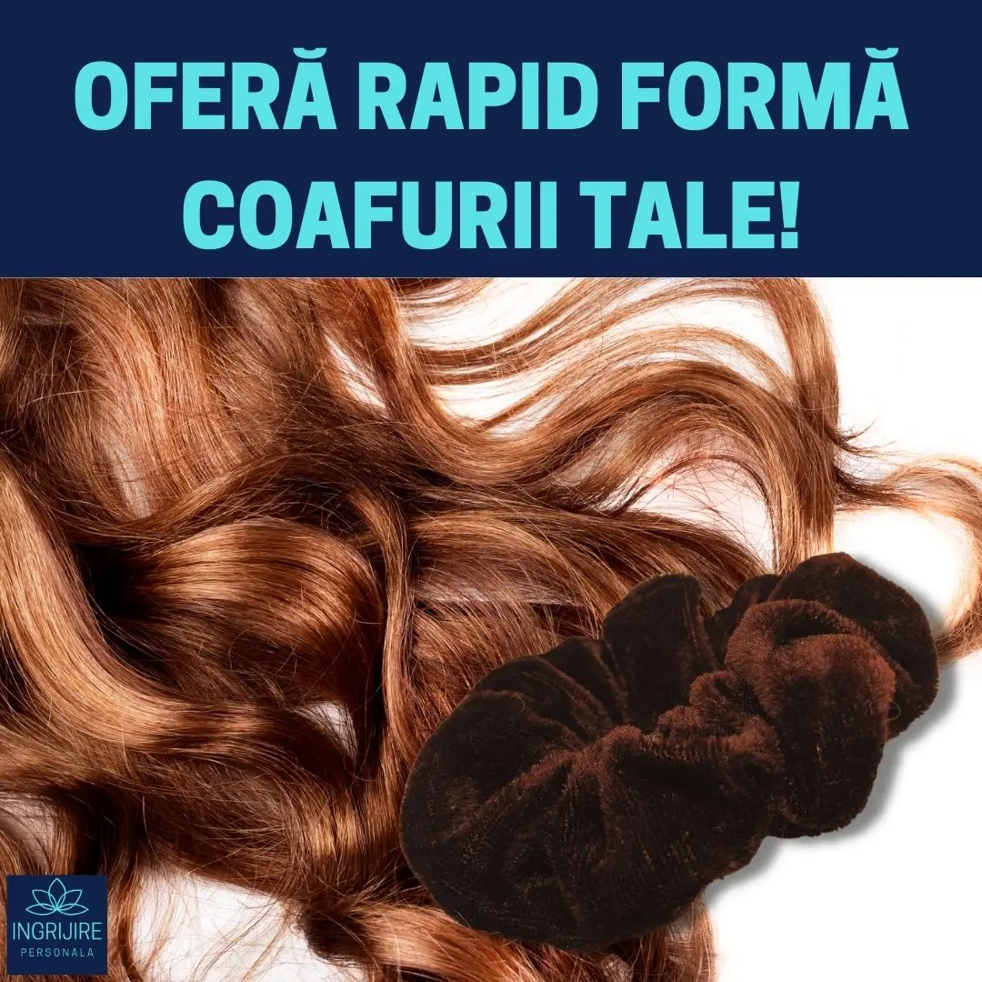 Elastic de par - scrunchie brown [4]