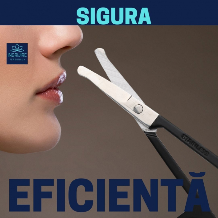Forfecuta pentru cosmetizarea parului nazal, barba , sprancene, varf rotunjit [9]