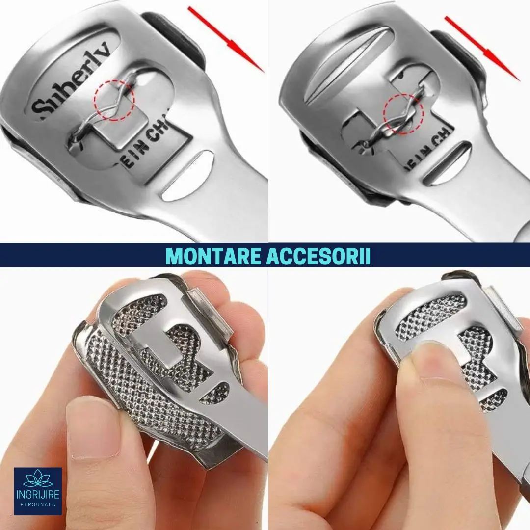 Instrument pentru curatarea calcaielor, calusuri, cu lama interschimbabila, otel inoxidabil [7]