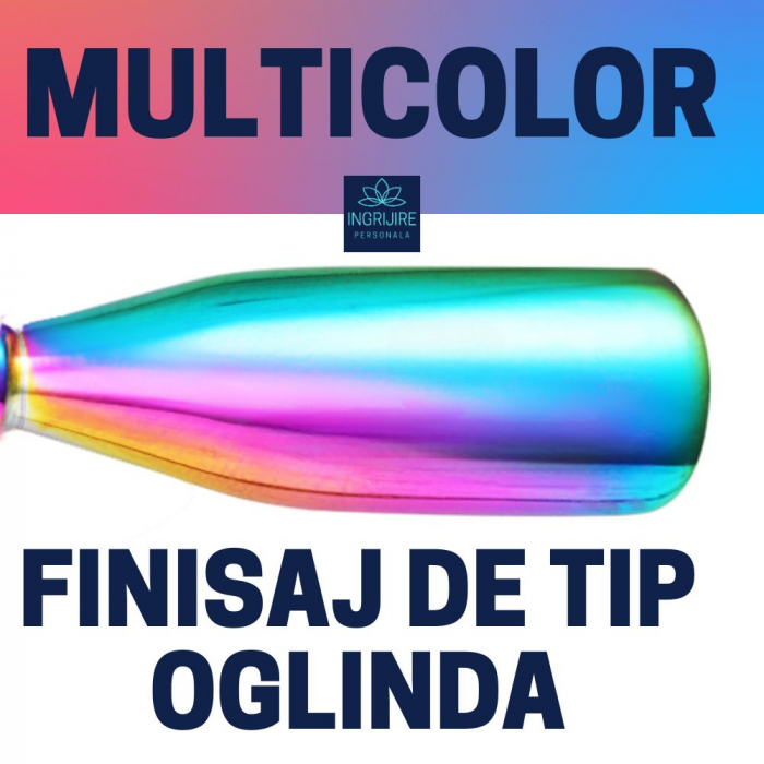Instrument pentru impingere cuticule si curatare, cu doua capete varf drept/inclinat multicolor [3]