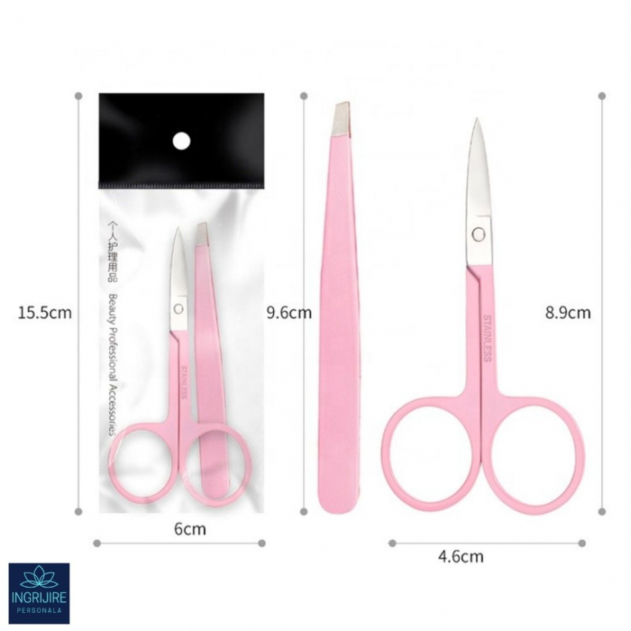 KIT ESSENTIALS  (PENSETA + FORFECUTA)  pentru ingrijirea personala [11]