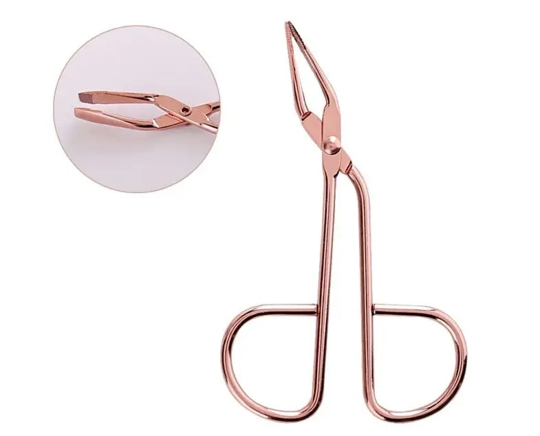 Penseta tip cleste, otel inoxidabil, rose gold [2]
