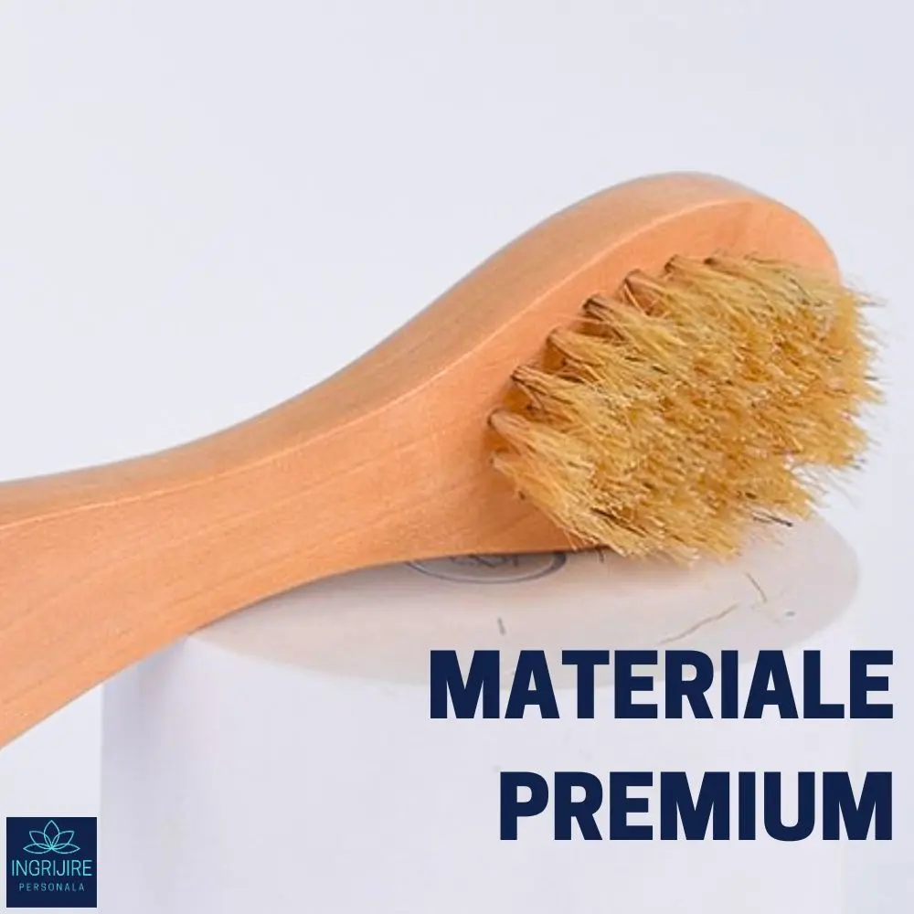 Perie de baie din lemn mini , peri artificiali [5]