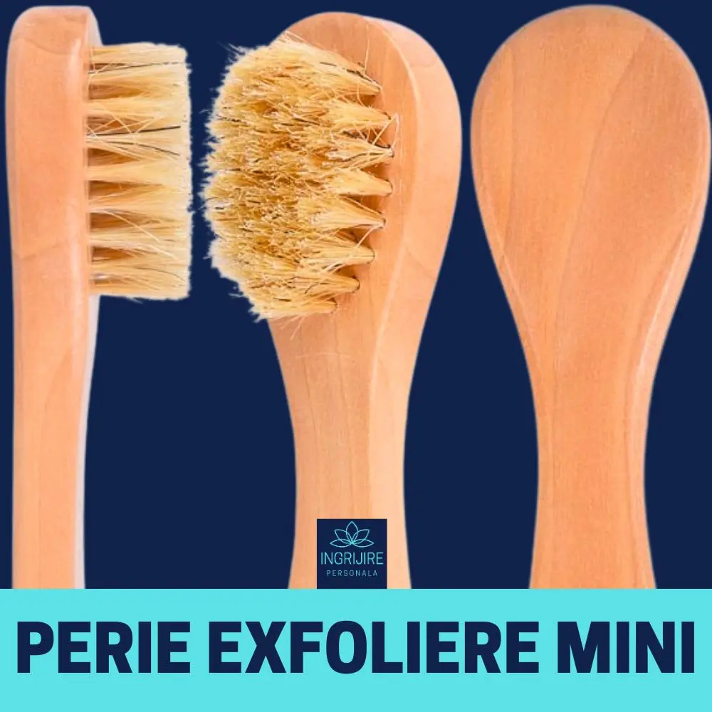 Perie de baie din lemn mini , peri artificiali [3]