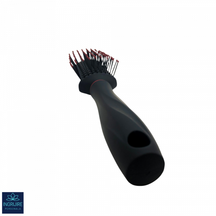 Perie de par cu ventilatie, BLACK&RED, pentru coafor/frizerie [3]