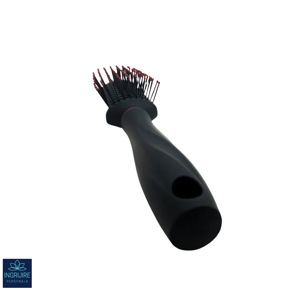 Perie de par cu ventilatie, BLACK&RED, pentru coafor/frizerie [3]