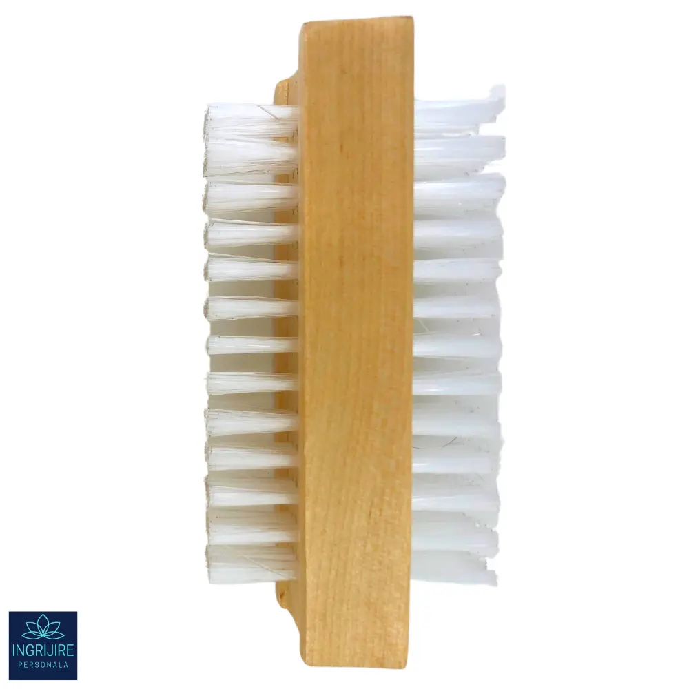 Perie dubla pentru curatare cu maner din lemn [1]