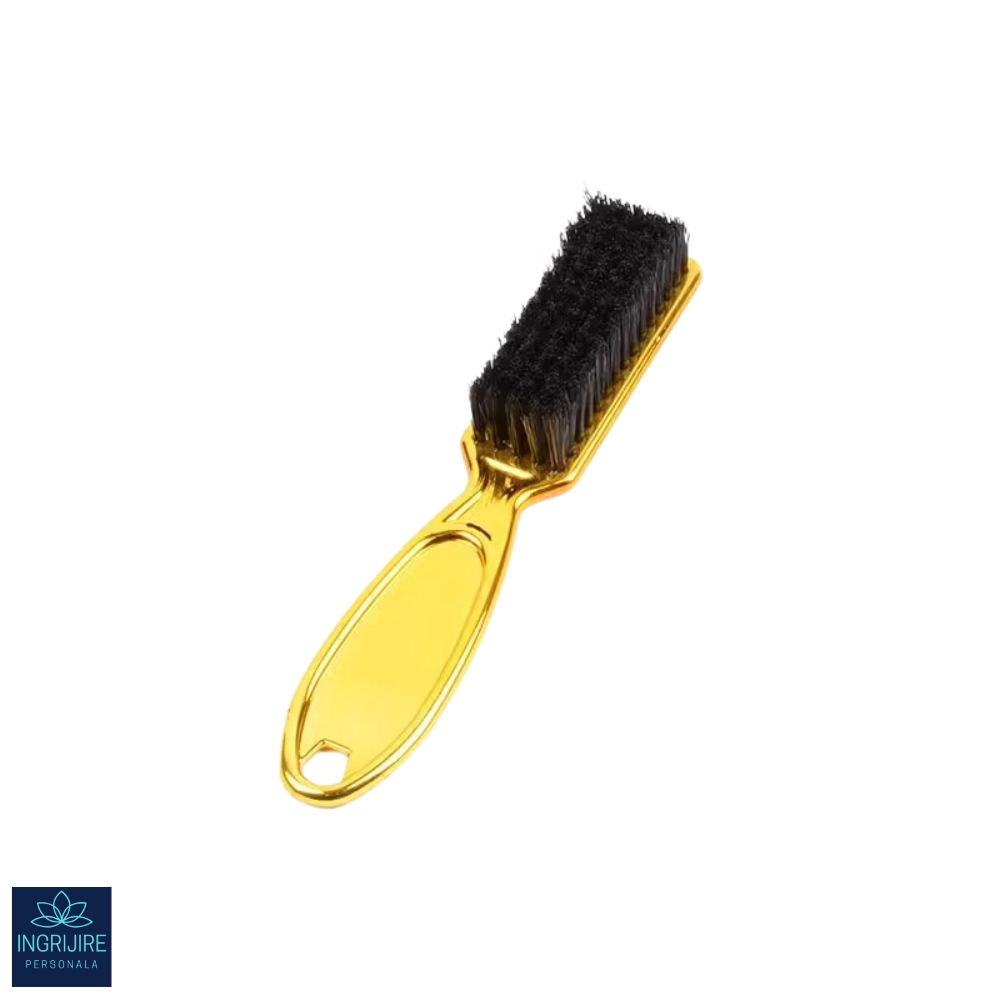 Perie mini pentru curatarea parului / barba - gold [2]