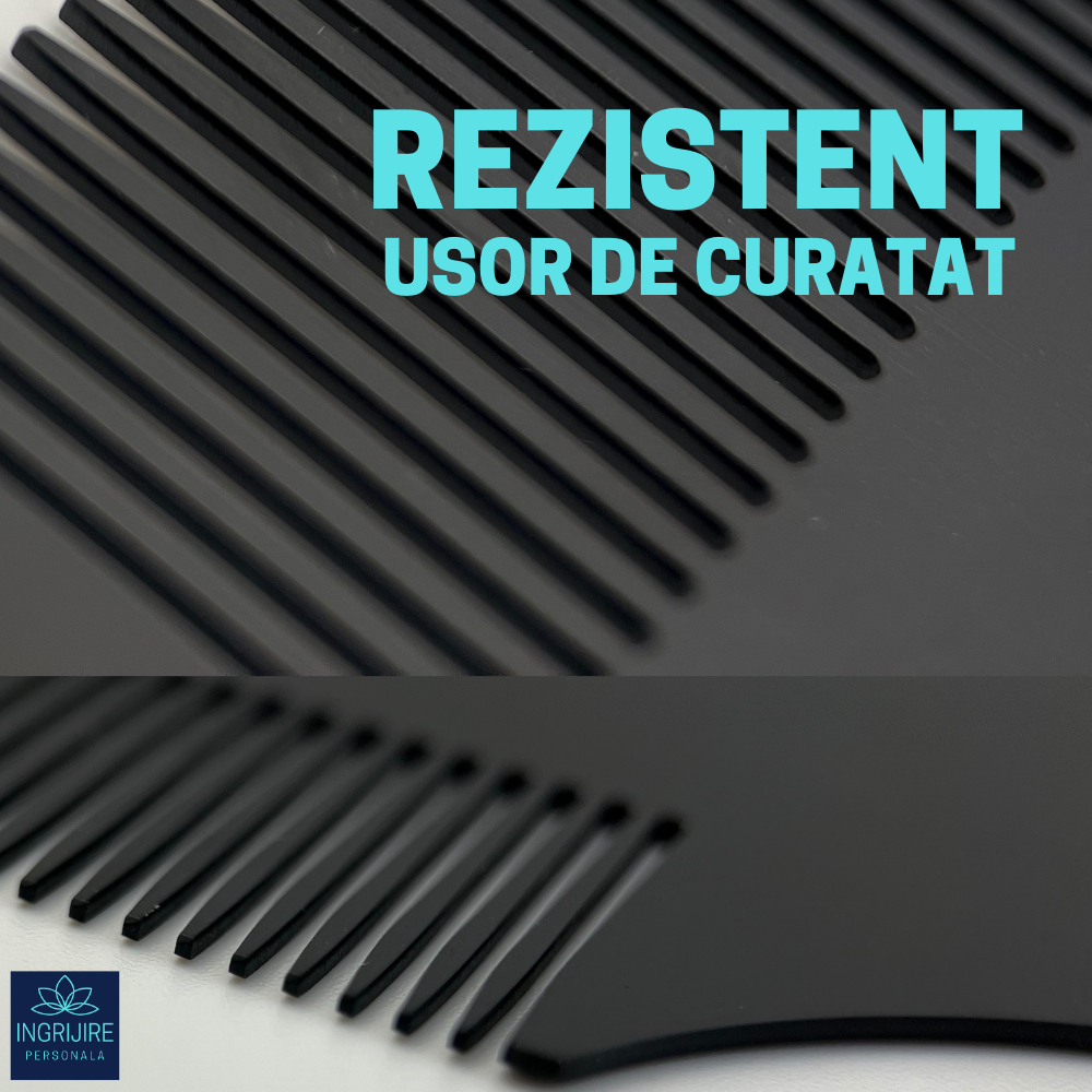 Pieptene pentru contur barba, black [7]