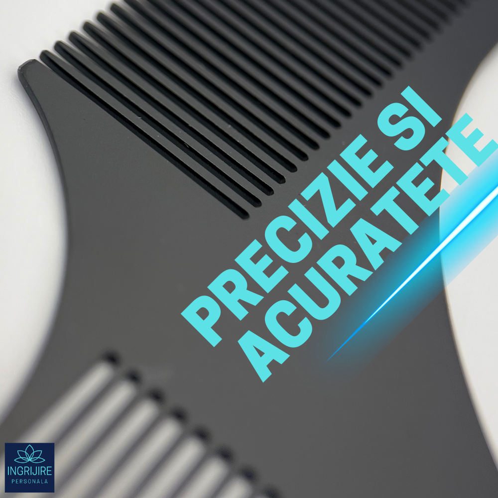 Pieptene pentru contur barba, black [9]