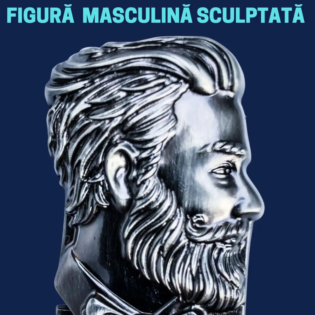 Pieptan pentru barba, THE MEN TIMES, otel inoxidabil [5]