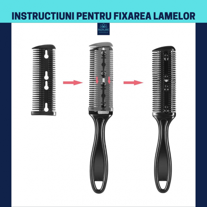 Pieptan pentru filat cu 2 lame interschimbabile [5]