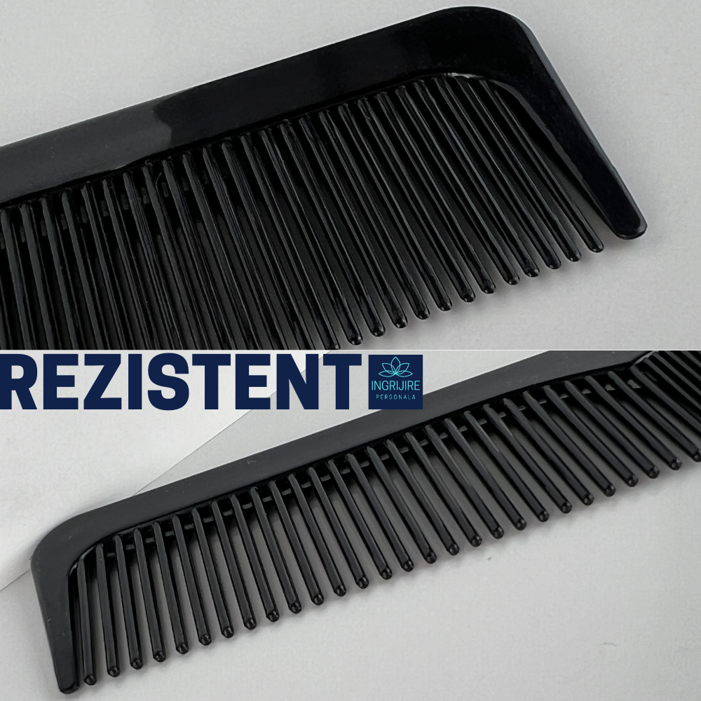 Pieptan pentru frizerie lat - BLACK [4]