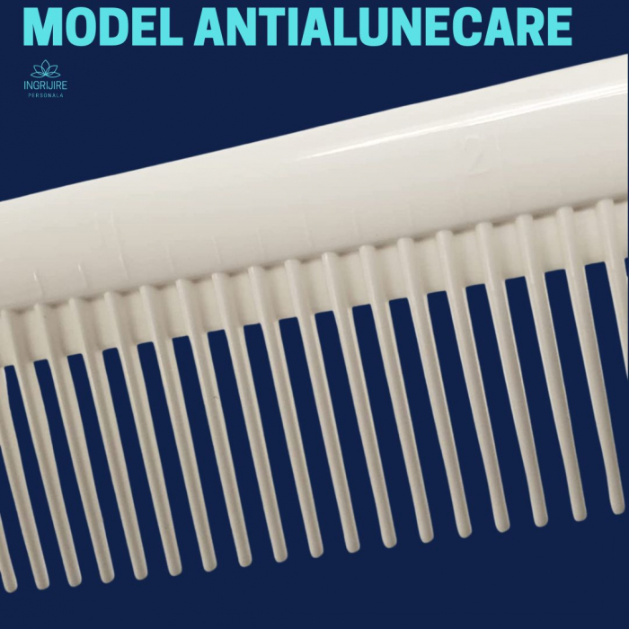 Pieptan pentru frizerie cu gradatie, crem [15]