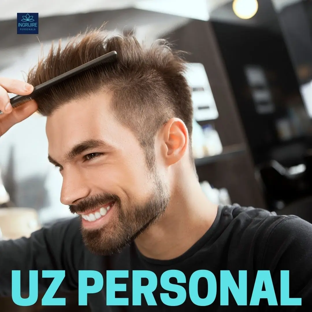 Pieptan pentru frizerie drept -  BLACK [4]