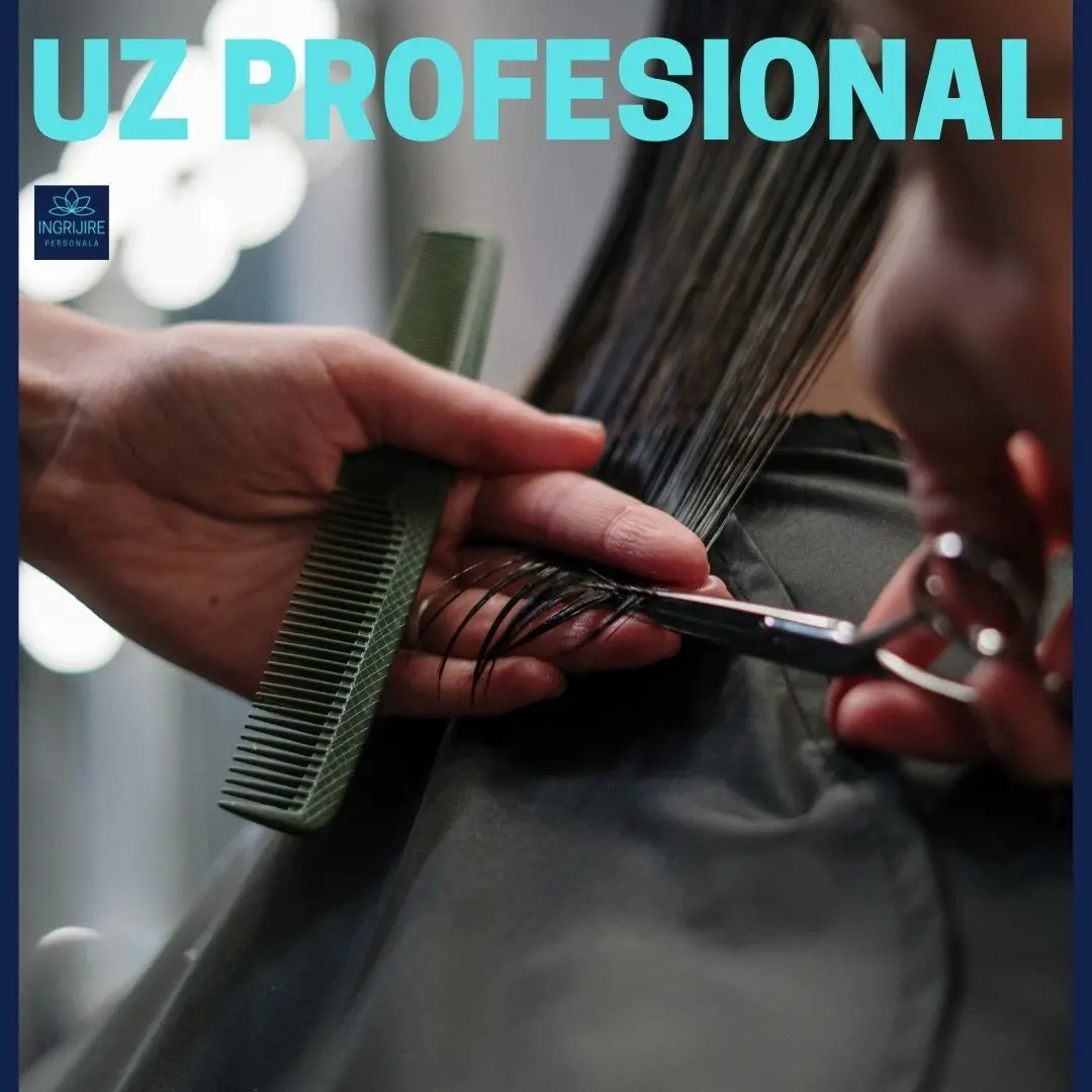 Pieptan pentru frizerie drept -  BLACK [3]