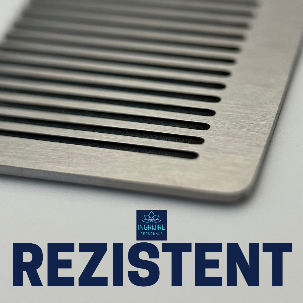 Pieptene pentru contur barba, silver [6]