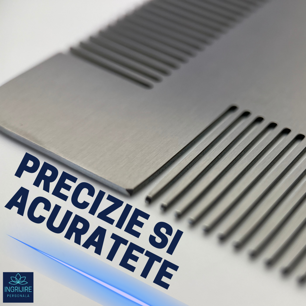 Pieptene pentru contur barba, silver [4]