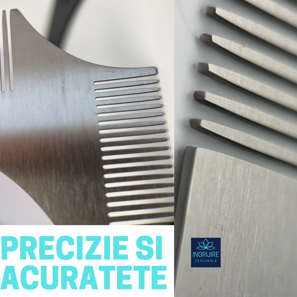 Pieptene pentru barba/contur, silver [5]