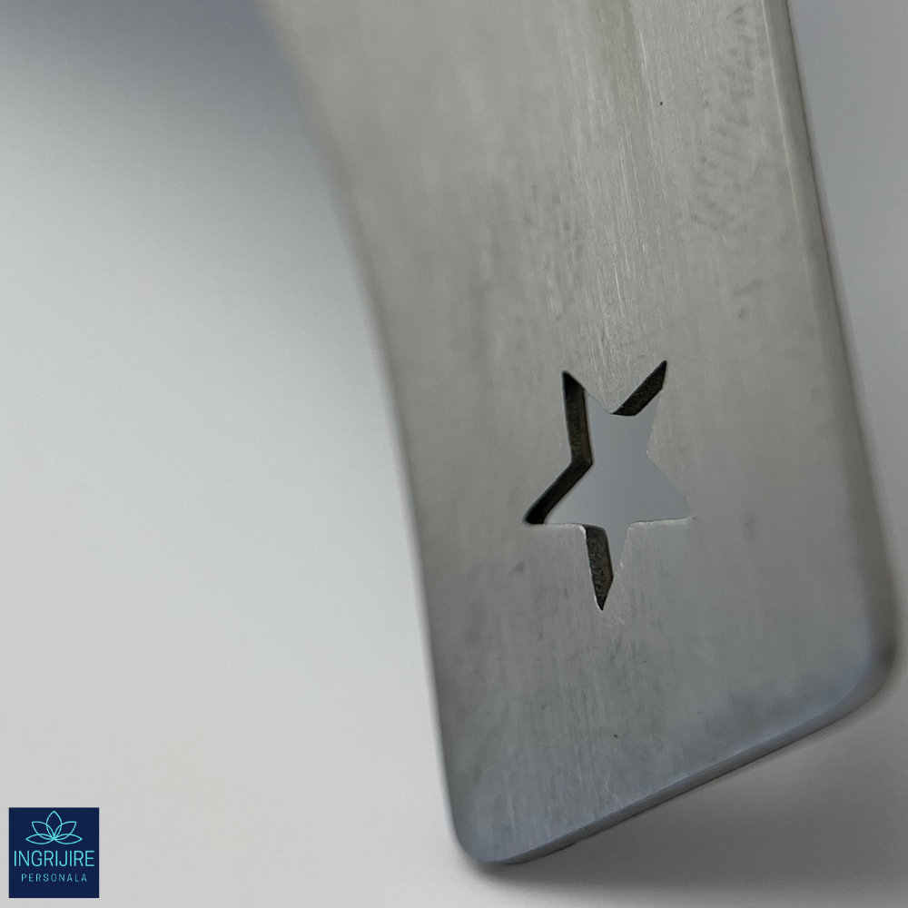 Pieptene pentru barba/contur, silver [9]