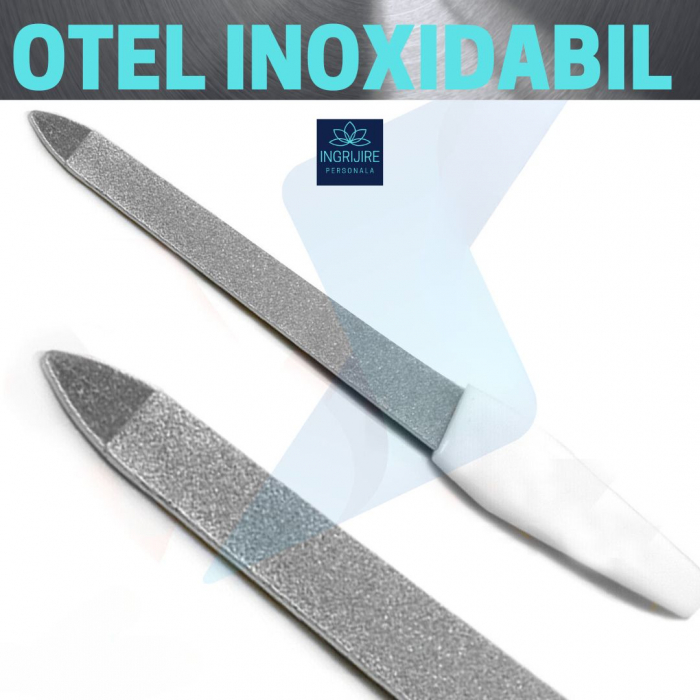 Pila din otel inoxidabil si maner din plastic dur [4]