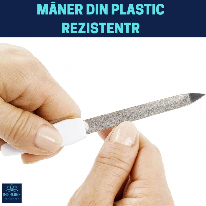 Pila din otel inoxidabil si maner din plastic dur [9]