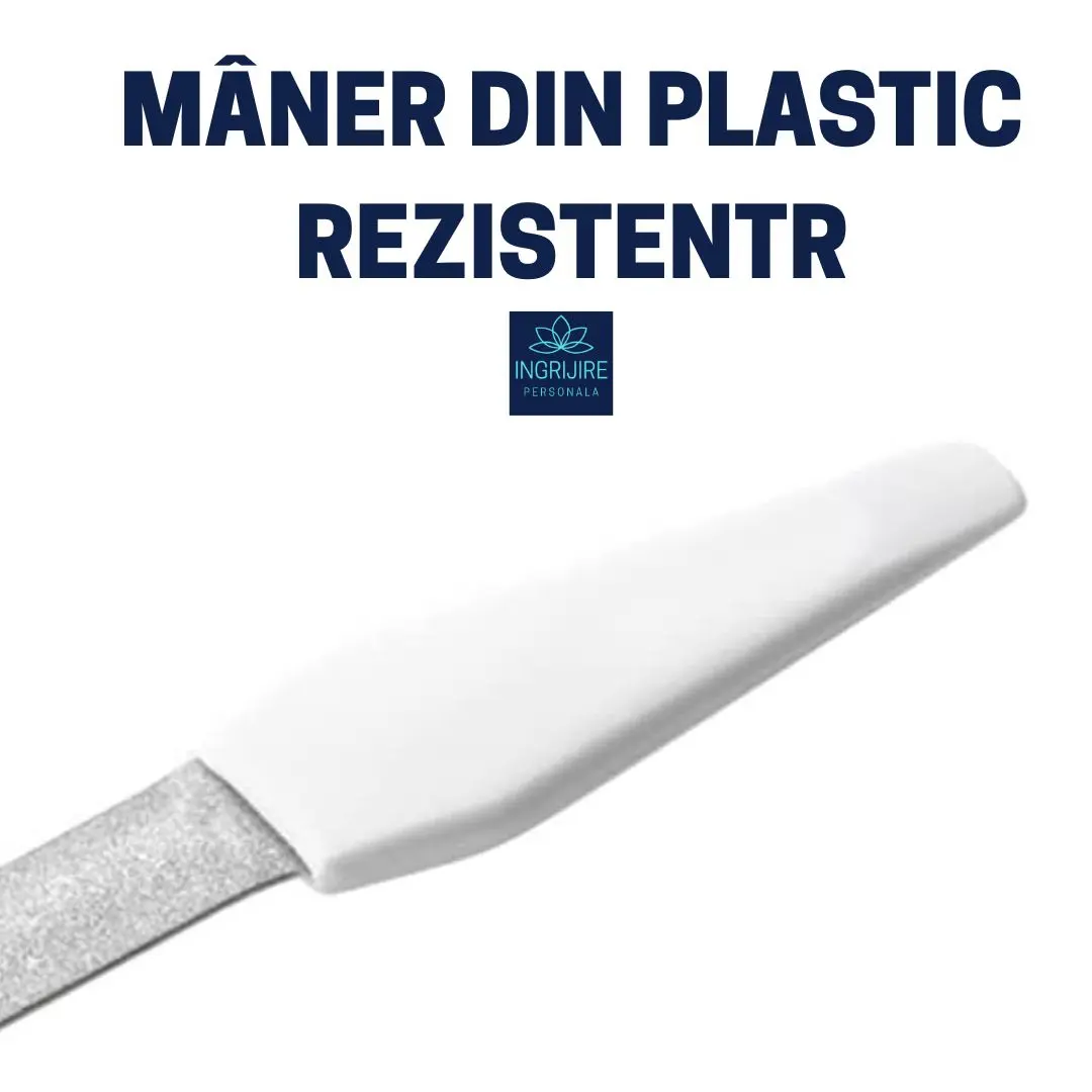 Pila din otel inoxidabil si maner din plastic dur [2]