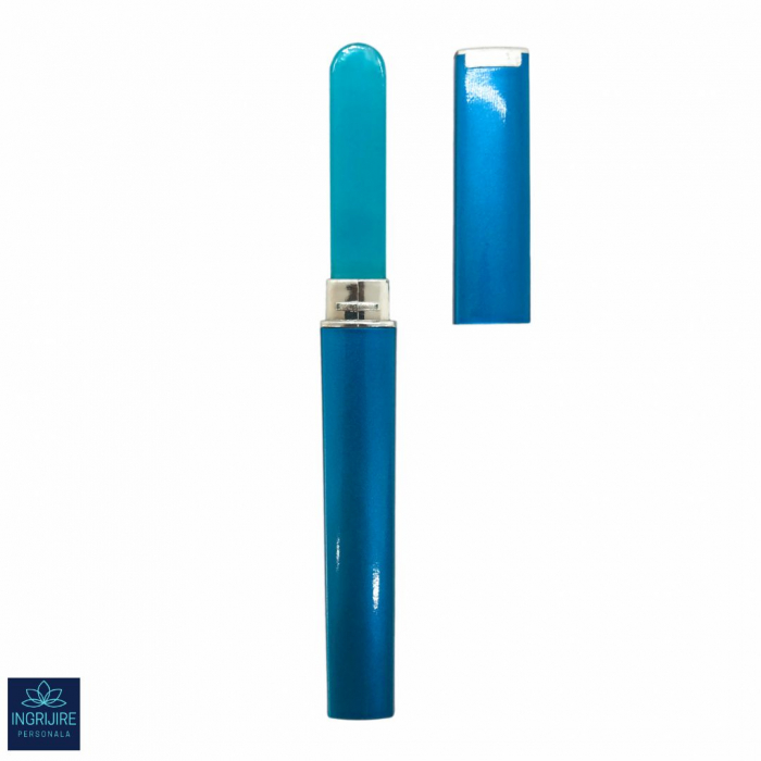 Pila din sticla pentru unghii, albastra [12]